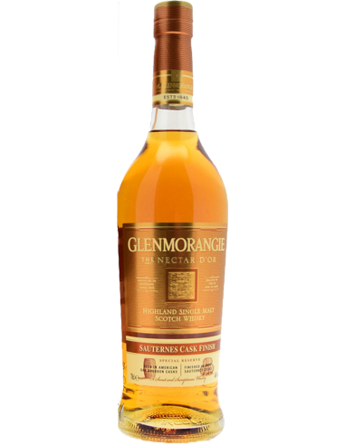 Whisky - Highland Single Malt Scotch Whisky 'The Nectar d'Or' Sauternes Cask Finish (700 ml. astuccio) - Glenmorangie - Glenmora