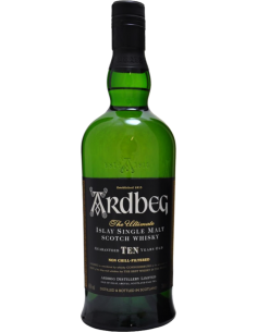 Whiskey - Peated Single Malt Scotch Whisky '10 Years'  (700 ml. boxed) - Ardbeg - Ardbeg - 2