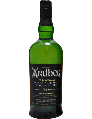 Whiskey - Peated Single Malt Scotch Whisky '10 Years'  (700 ml. boxed) - Ardbeg - Ardbeg - 2