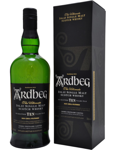 Whisky - Peated Single Malt Scotch Whisky '10 Years' (700 ml. astuccio) - Ardbeg - Ardbeg - 1