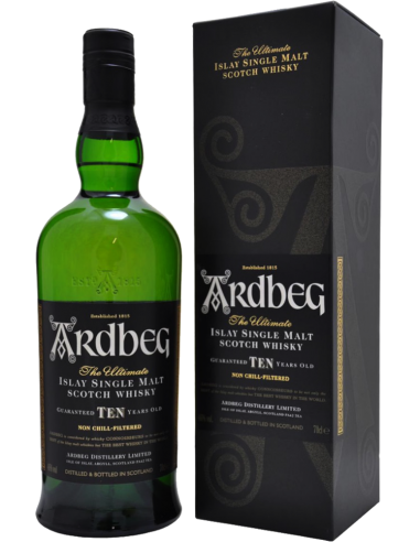 Whiskey - Peated Single Malt Scotch Whisky '10 Years'  (700 ml. boxed) - Ardbeg - Ardbeg - 1