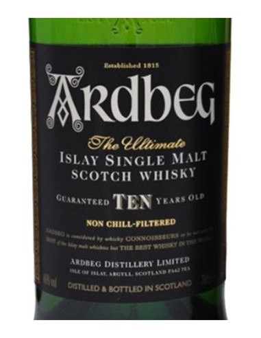 Whiskey - Peated Single Malt Scotch Whisky '10 Years'  (700 ml. boxed) - Ardbeg - Ardbeg - 3