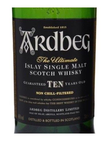 Whiskey - Peated Single Malt Scotch Whisky '10 Years'  (700 ml. boxed) - Ardbeg - Ardbeg - 3
