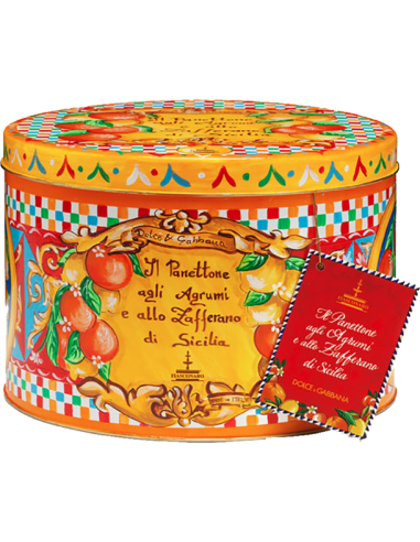 Panettone Gourmet - Dolce & Gabbana Sicilian Citrus and Saffron Panettone (1 Kg.) - Fiasconaro - Fiasconaro - 2 Panettone Gourmet - Dolce & Gabbana Sicilian Citrus and Saffron Panettone (1 Kg.) - Fiasconaro - Fiasconaro - 2