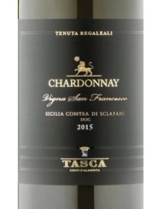Vini Bianchi - Chardonnay DOC 'Vigna San Francesco' Tenuta Regaleali 2018 (750 ml.) - Tasca d'Almerita - Tasca d'Almerita - 2
