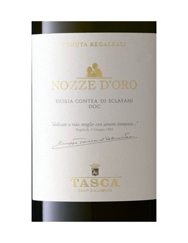 White Wines - Sicilia DOC 'Nozze d'Oro' Tenuta Regaleali 2018 (750 ml.) - Tasca d'Almerita - Tasca d'Almerita - 2