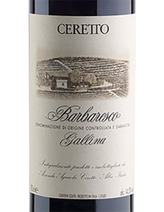 Red Wines - Barbaresco DOCG 'Gallina' 2018 (750 ml.) - Ceretto - Ceretto - 2