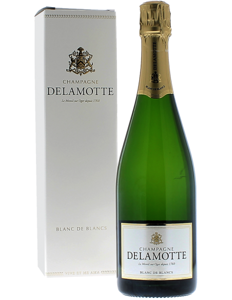 Champagne AOC Brut Blanc de Blancs (750 ml. boxed) Delamotte Delamotte - 1 Champagne AOC Brut Blanc de Blancs (750 ml. boxed) Delamotte Delamotte - 1