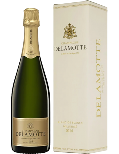 Champagne - Champagne Brut Blanc de Blancs Millesime 2014 (750 ml. astuccio) - Delamotte - Delamotte - 1