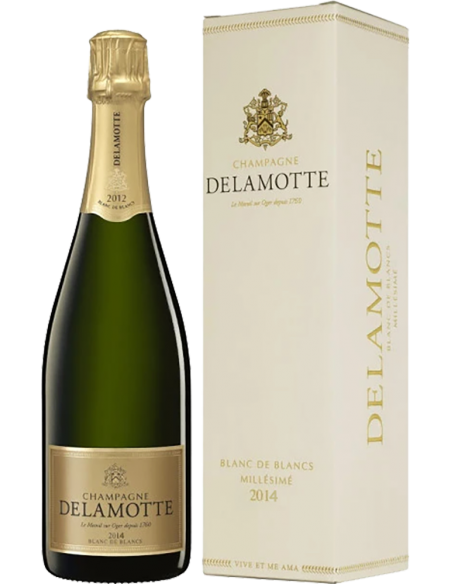 Champagne AOC Brut Blanc de Blancs Vintage 2014 (750 ml. boxed) Delamotte Delamotte - 1