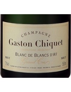 Champagne - Champagne Brut Grand Cru Blanc de Blancs d'Ay 2010 (750 ml.) - Gaston Chiquet - Gaston Chiquet - 2