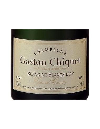 Champagne - Champagne Brut Grand Cru Blanc de Blancs d'Ay 2010 (750 ml.) - Gaston Chiquet - Gaston Chiquet - 2