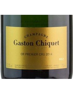 Champagne - Champagne Brut Premier Cru 'Or' 2014 (750 ml.) - Gaston Chiquet - Gaston Chiquet - 2