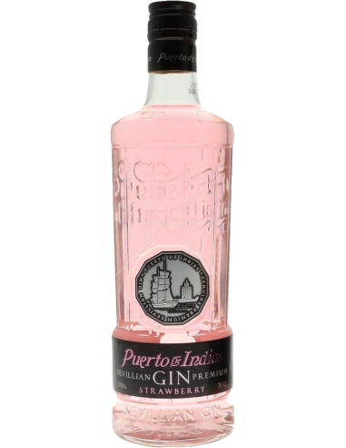 Gin - Gin Premium 'Strawberry' (700 ml) - Puerto de Indias - Puerto de Indias - 1
