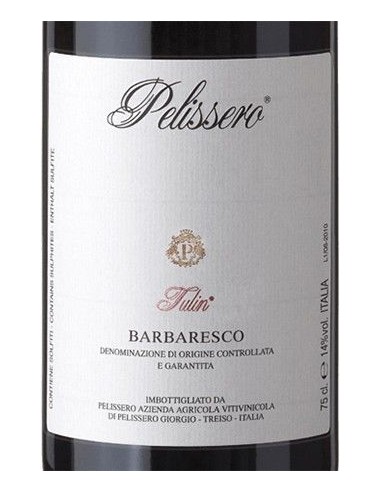 Vini Rossi - Barbaresco DOCG 'Tulin' 2017 (750 ml.) - Pelissero - Pelissero - 2
