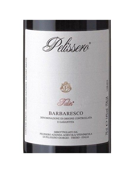 Barbaresco DOCG 'Tulin' 2017 (750 ml.) Pelissero Pelissero - 2
