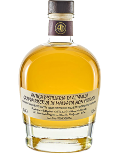 Grappa di Malvasia Riserva Unfiltered 2007 (700 ml. boxed) Antica Distilleria di Altavilla Antica Distilleria di Altavilla - 1 2