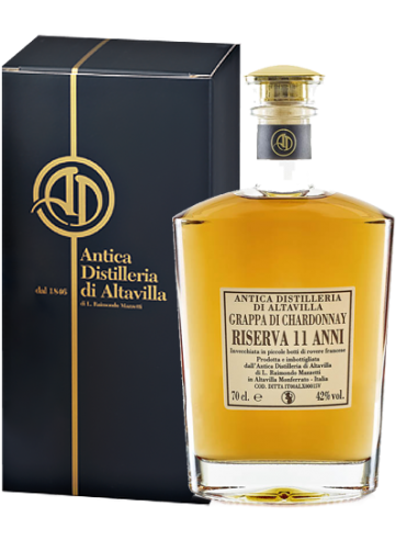 Grappa - Grappa di Chardonnay Reserve 11 Years (700 ml. boxed) - Antica Distilleria di Altavilla - Antica Distilleria di Altavil