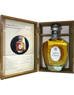 Grappa - Grappa Reserve 'Autumn Symphony' (700 ml. wooden box) - Antica Distilleria di Altavilla - Antica Distilleria di Altavil