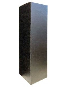 Scatola Porta Vino Verticale Nera per 1 Bottiglia Magnum Vino45 - 1