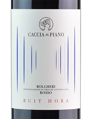 Vini Rossi - Bolgheri DOC 'Ruit Hora' 2019 (750 ml.) - Caccia al Piano - Caccia al Piano - 2