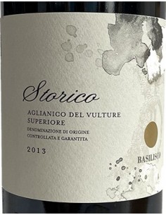 Vini Rossi - Aglianico del Vulture Superiore DOCG 'Storico' 2013 (750 ml.) - Basilisco - Basilisco - 2