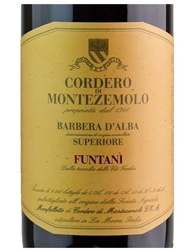 Vini Rossi - Barbera d'Alba Superiore DOC 'Funtani' 2017 (750 ml.) - Cordero di Montezemolo - Cordero di Montezemolo - 2