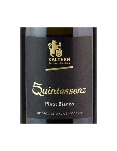 Alto Adige DOC Pinot Blanc 'Quintessenz'  2019 (750 ml.) Cantina di Caldaro Kaltern Kaltern - 2 Alto Adige DOC Pinot Blanc 'Quintessenz'  2019 (750 ml.) Cantina di Caldaro Kaltern Kaltern - 2
