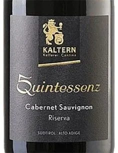 Alto Adige Riserva DOC Cabernet Sauvignon 'Quintessenz'  2018 (750 ml.) Cantina di Caldaro Kaltern Kaltern - 1 2