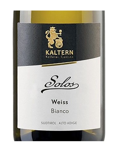 Vini Bianchi - Alto Adige Bianco DOC 'Solos' 2019 (750 ml.) - Cantina di Caldaro Kaltern - Kaltern Cantina di Caldaro - 2