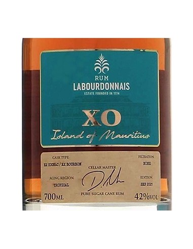 Rum - Rum 'XO' (700 ml. astuccio) - Labourdonnais - Labourdonnais - 3