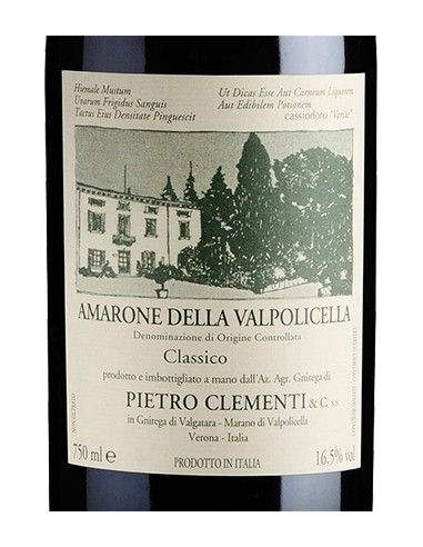 Red Wines - Amarone della Valpolicella Classico DOCG 2011 (750 ml.) - Clementi - Clementi - 2