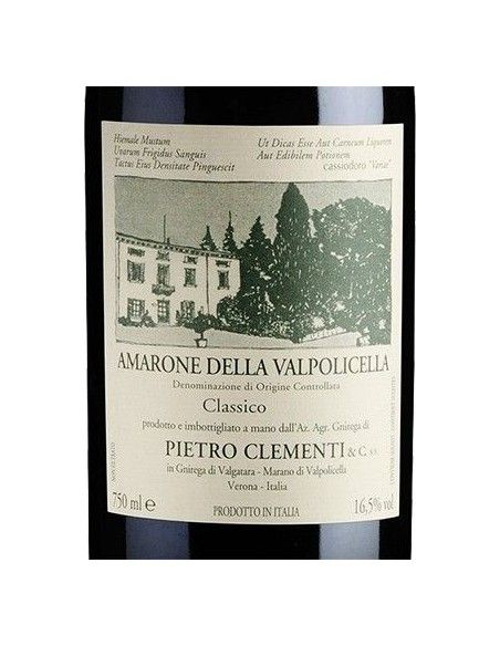 Amarone della Valpolicella Classico DOCG 2011 (750 ml.) Clementi Clementi - 2 Amarone della Valpolicella Classico DOCG 2011 (750 ml.) Clementi Clementi - 2