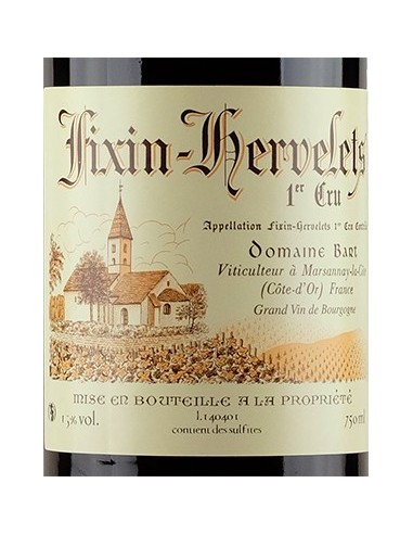 Red Wines - Fixin Rouge Hervelets 1er Cru 2018 (750 ml.) - Domaine Bart - Domaine Bart - 2