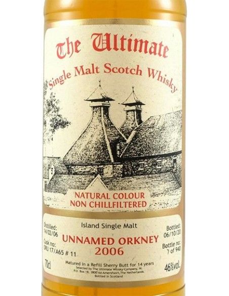 Single Malt Scotch Whisky 'Unnamed Orkney' 14 Years 2006  (700 ml. boxed) The Ultimate Whisky Company The Ultimate - 3