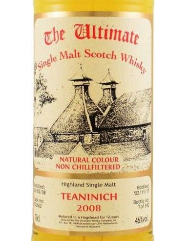 Single Malt Scotch Whisky 'Teaninich' 12 Jahre 2008 (700 ml. mit etui) The Ultimate Whisky Company The Ultimate - 3