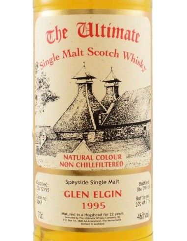 Single Malt Scotch Whisky 'Glen Elgin' 22 YO 1995 (700 ml.) The Ultimate Whisky Company The Ultimate Whisky Company - 2