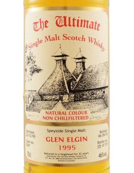 Single Malt Scotch Whisky 'Glen Elgin' 22 YO 1995 (700 ml.) The Ultimate Whisky Company The Ultimate Whisky Company - 2