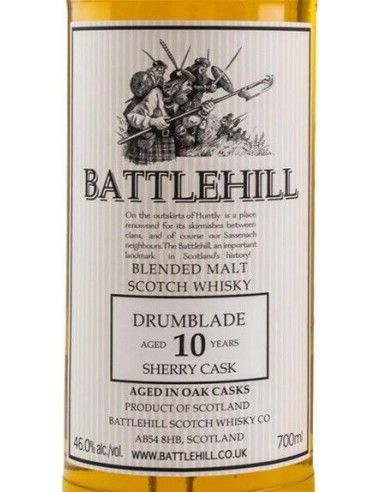 Blended Malt Scotch Whisky 'Drumblade' 10 Years 2011 (700 ml. boxed) Battlehill Battlehill - 3