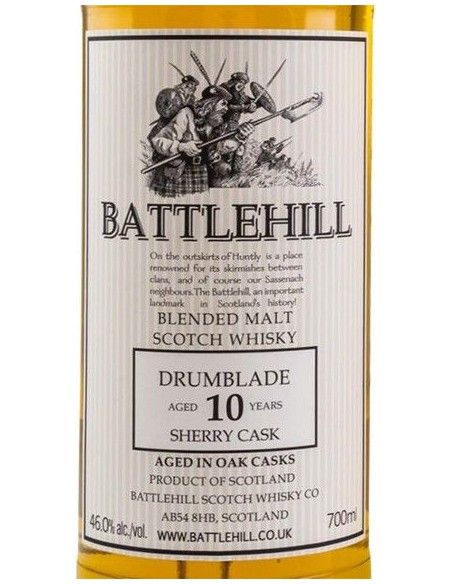 Blended Malt Scotch Whisky 'Drumblade' 10 Years 2011 (700 ml. astuccio) Battlehill Battlehill - 3