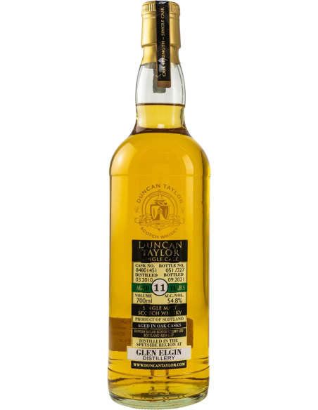 Scotch Whisky Single Cask 'Glen Elgin' 11 Years 2010 (700 ml. astuccio in metallo) Duncan Taylor Duncan Taylor - 2 Scotch Whisky Single Cask 'Glen Elgin' 11 Years 2010 (700 ml. astuccio in metallo) Duncan Taylor Duncan Taylor - 2