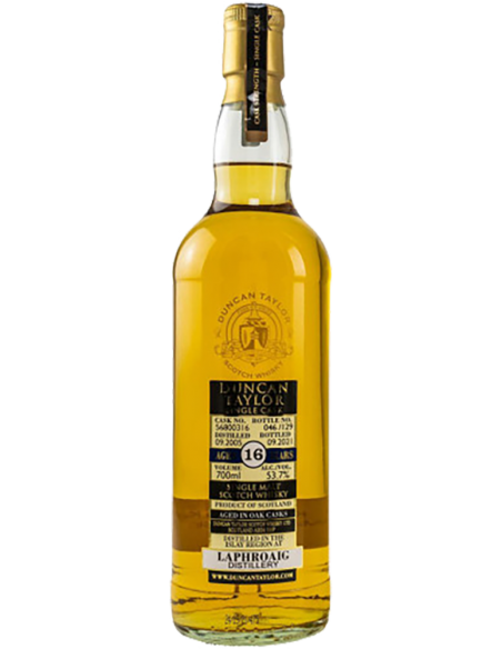 Scotch Whisky Single Cask Peated 'Laphroaig' 16 Jahre 2005 (700 ml. Metallbox) Duncan Taylor Duncan Taylor - 2