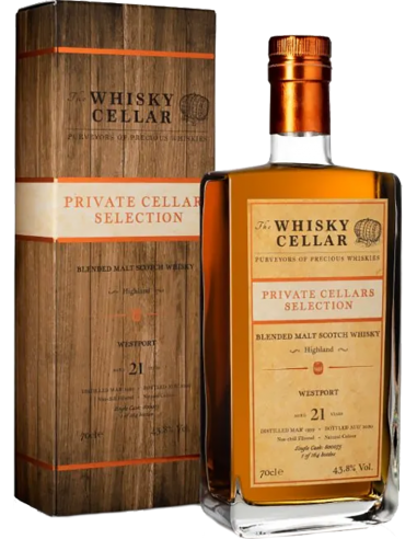 Whisky - Blended Malt Scotch Whisky 'Westport' 1999 21 Years (700 ml. astuccio) - The Whisky Cellar - The Whisky Cellar - 1