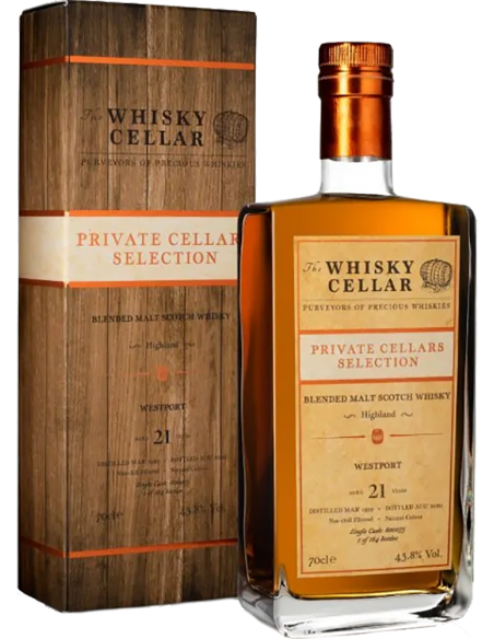 Blended Malt Scotch Whisky 'Westport' 21 Ans 1999 (700 ml. avec etui) The Whisky Cellar The Whisky Cellar - 1