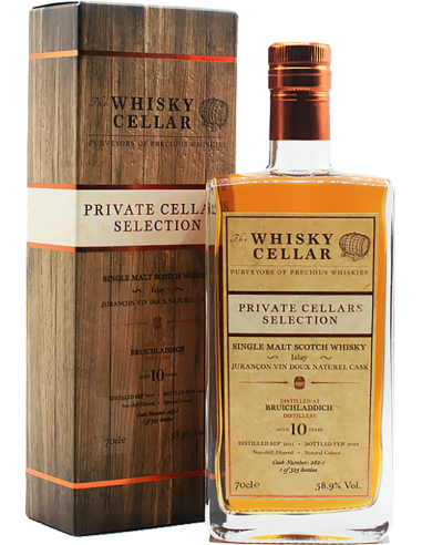 Whisky - Peated Single Malt Scotch Whisky 'Bruichladdich' 2011 10 Years (700 ml. astuccio) - The Whisky Cellar - The Whisky Cell