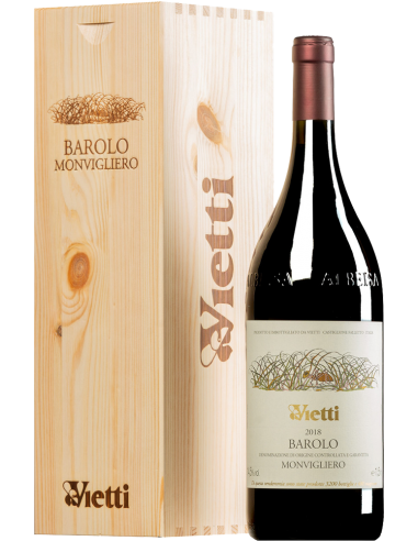 Vini Rossi - Barolo DOCG 'Monvigliero' 2018 (750 ml. cassetta di legno) - Vietti - Vietti - 1