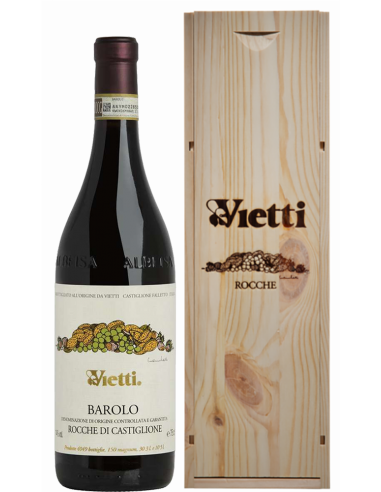 Barolo DOCG Rocche di Castiglione 2018 (750 ml. cassetta di legno) Vietti Vietti - 1