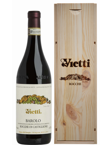 Red Wines - Barolo DOCG 'Rocche di Castiglione' 2018 (750 ml. wooden box) - Vietti - Vietti - 1