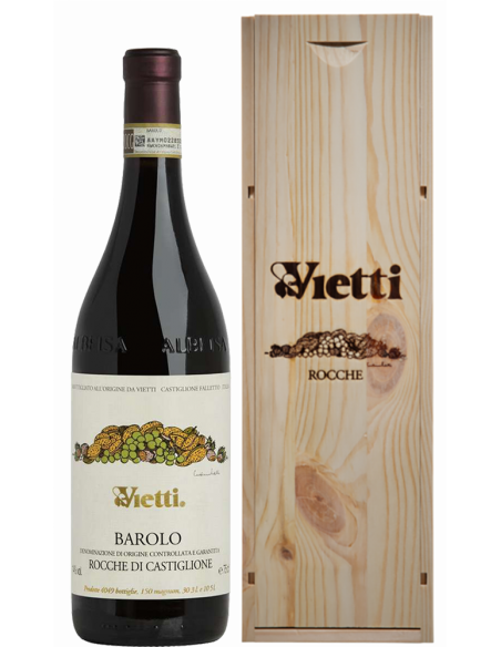 Barolo DOCG 'Rocche di Castiglione' 2018 (750 ml. Holzkiste) Vietti Vietti - 1