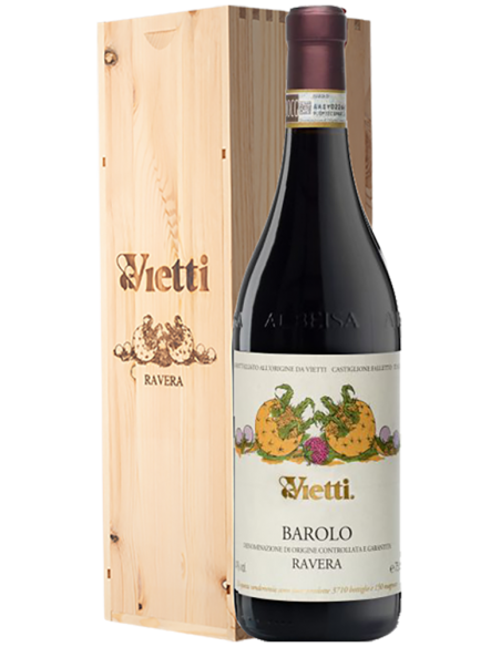 Barolo DOCG 'Ravera' 2018 (750 ml. Holzkiste) Vietti Vietti - 1